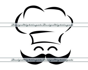 Koch SVG Clipart, Koch Cut Files für Cricut, Silhouette (digitaler Download)