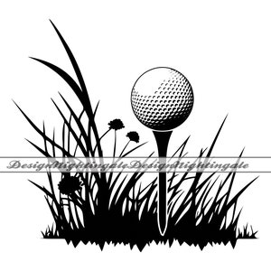 Golf Ball #4 SVG, Golf Tee SVG, Golf SVG, Golf Ball Clipart, Golf Ball Files For Cricut, Golf Ball Cut Files For Silhouette, Dxf,Png,Vector