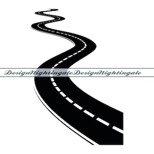 Road SVG, Highway SVG, Road Clipart, Road Files For Cricut, Road Cut Files For Silhouette, Road DXF, Road Png, Road Eps, Road Vector