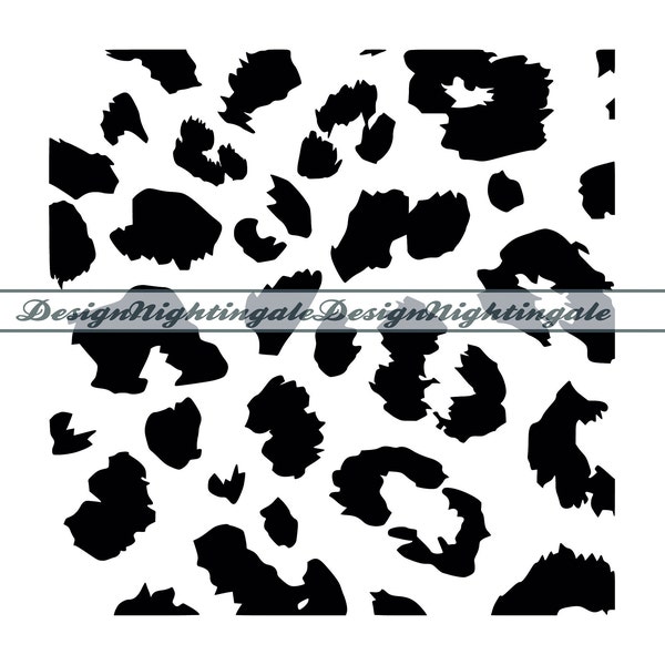 Leopard Pattern #3 SVG, Leopard Print SVG, Seamless Cheetah Print Pattern, Files For Cricut, Cut Files For Silhouette, Peekaboo Tumbler, PNG