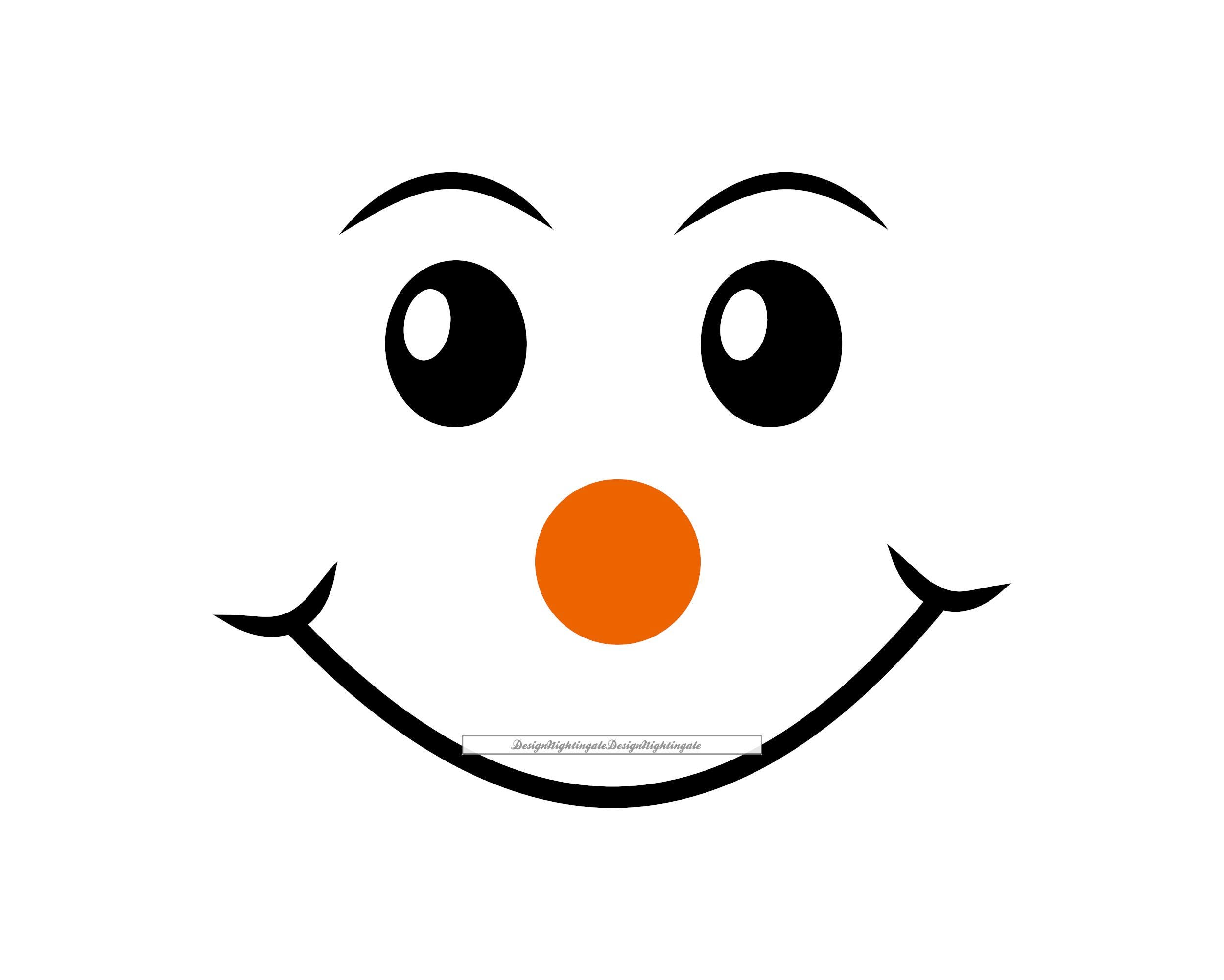 cute snowman face svg, snowman face svg, snowman svg, christmas