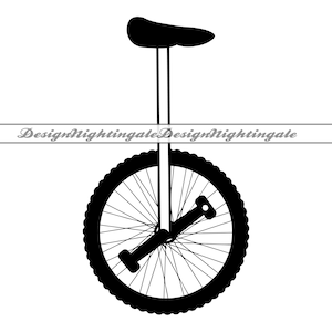 Unicycle SVG, Bicycle Svg, Unicycle Clipart, Unicycle Files For Cricut, Unicycle Cut Files For Silhouette, Unicycle Dxf,Png, Unicycle Vector