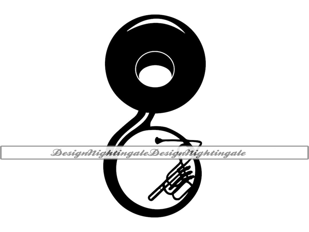 Sousaphone SVG PNG DXF, Sousaphone Clipart, Sousaphone Files for Cricut