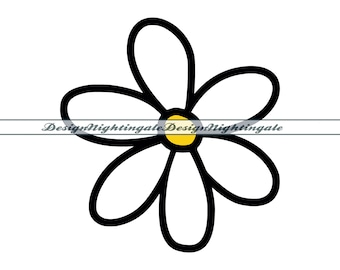 daisy svg simple daisy svg daisy clipart daisy files for etsy