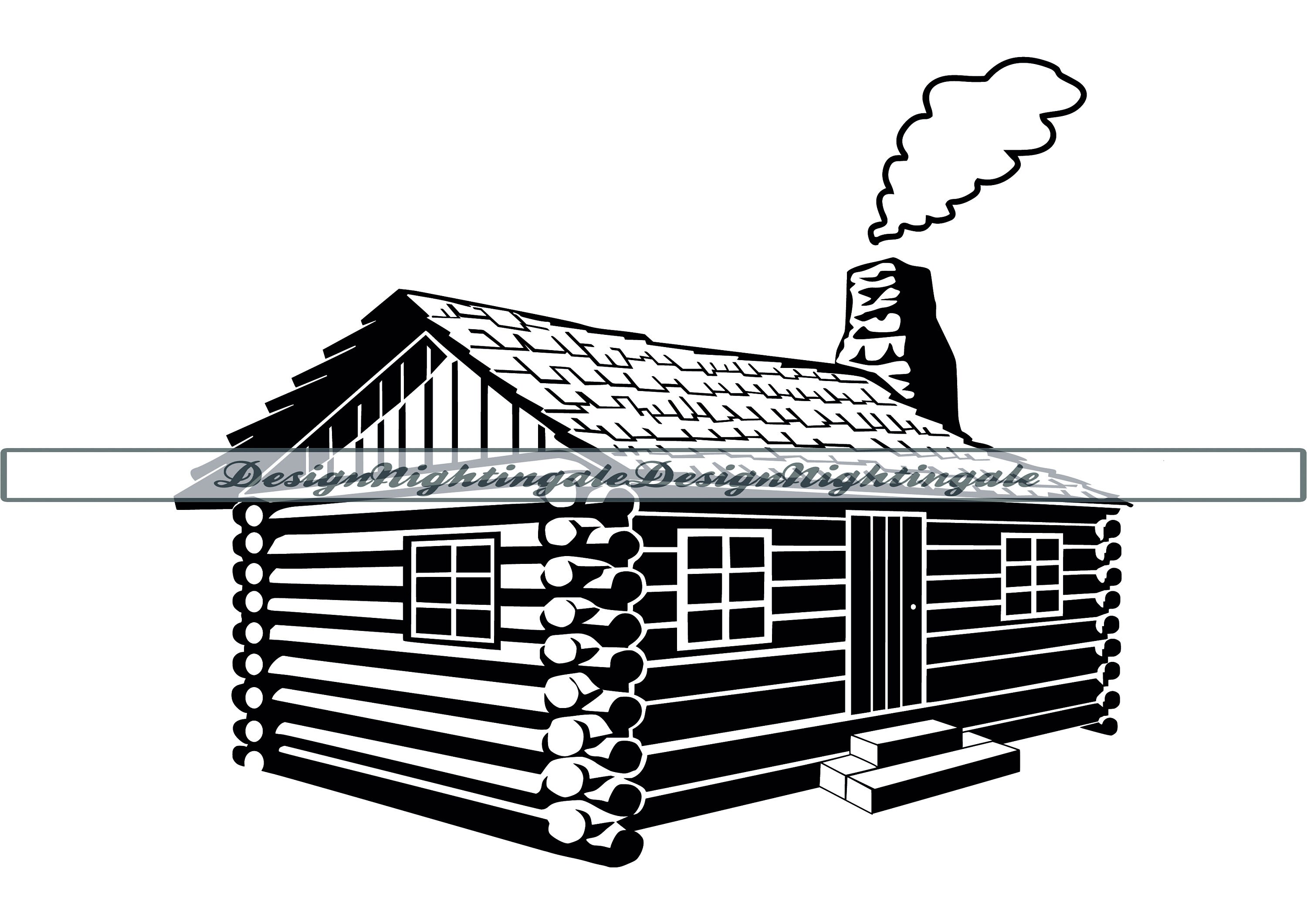 Winter Log Cabin SVG Cabin SVG Wood Cabin SVG Shack Svg Etsy México