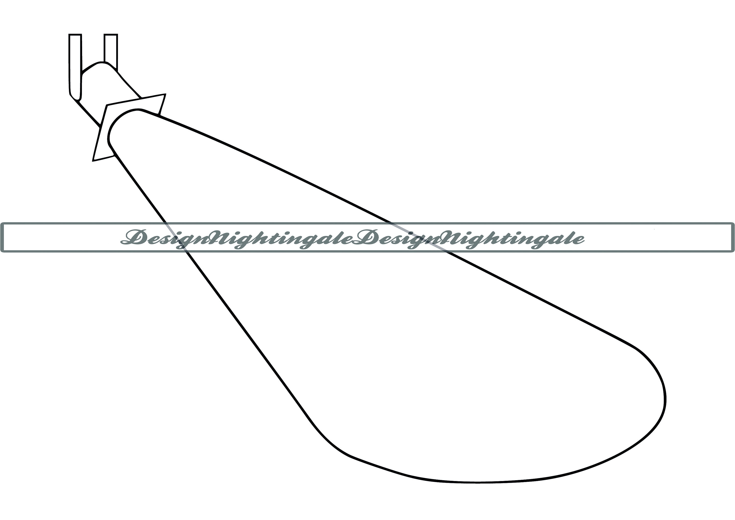 Spotlight Outline SVG Spotlight SVG Spotlight Clipart Etsy