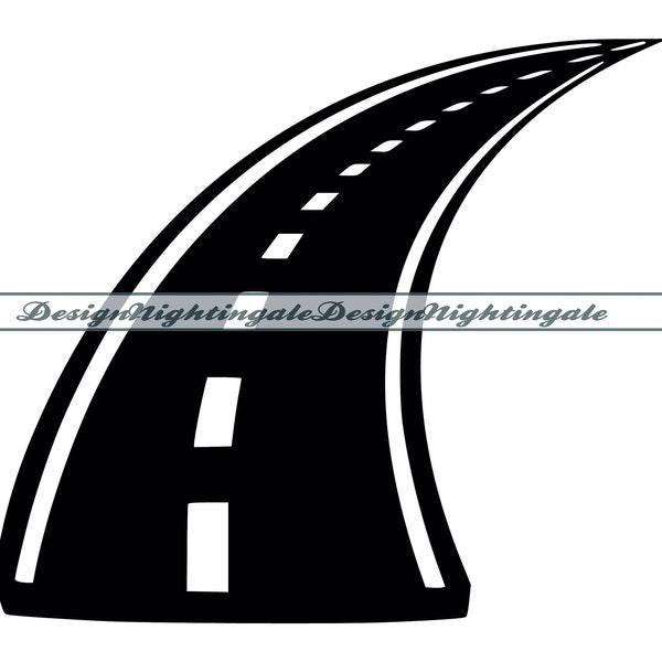 Road #3 SVG, Highway SVG, Road Clipart, Road Files For Cricut, Road Cut Files For Silhouette, Road DXF, Road Png, Road Eps, Road Vector