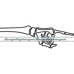 Pointing Skeleton SVG, Skeleton Hand SVG, Skeleton Hand Clipart, Skeleton Hand Files For Cricut, Cut Files For Silhouette,Dxf,Png,Eps,Vector