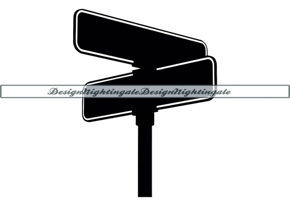 Street Sign SVG Street Sign Clipart Street Sign Files for - Etsy