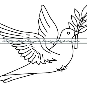 Colomba #3 SVG, Colomba volante SVG, Pace SVG, Uccello Svg, Clipart Colomba, File Colomba per Cricut, File di taglio Colomba per Silhouette, Dxf, Png, Eps, Vettore