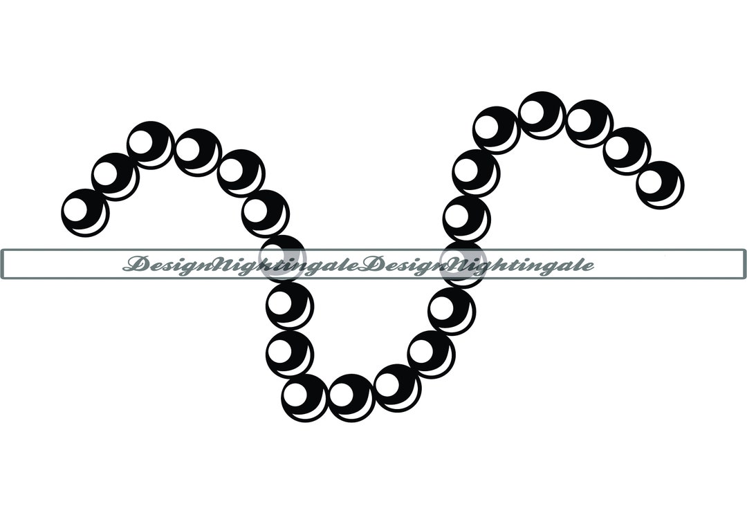 Pearls SVG, Pearl Necklace Svg, Pearls Clipart, Pearls Files for Cricut