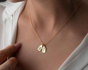 Albero della famiglia collana 1 nome personalizzato