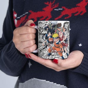 Anime Manga Panel Collage Mug | Ceramic Coffee Cup image 5