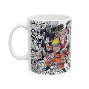 Anime Manga Panel Collage Mug | Ceramic Coffee Cup image 2