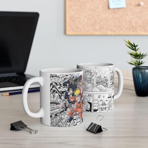 Anime Manga Panel Collage Mug | Ceramic Coffee Cup image 4