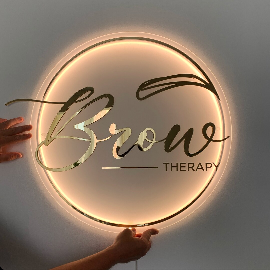 Acrylic Sign Business Name Interior Sign Etsy