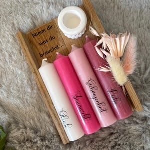 Take what you need, candle gift set, decorative