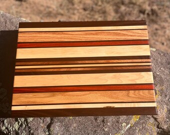 Handmade Hardwood Board – Exotic Serving Platter