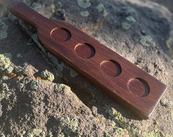 Handmade Walnut Flight Board – Beer & Whiskey Tasting, Charcuterie Serving Tray