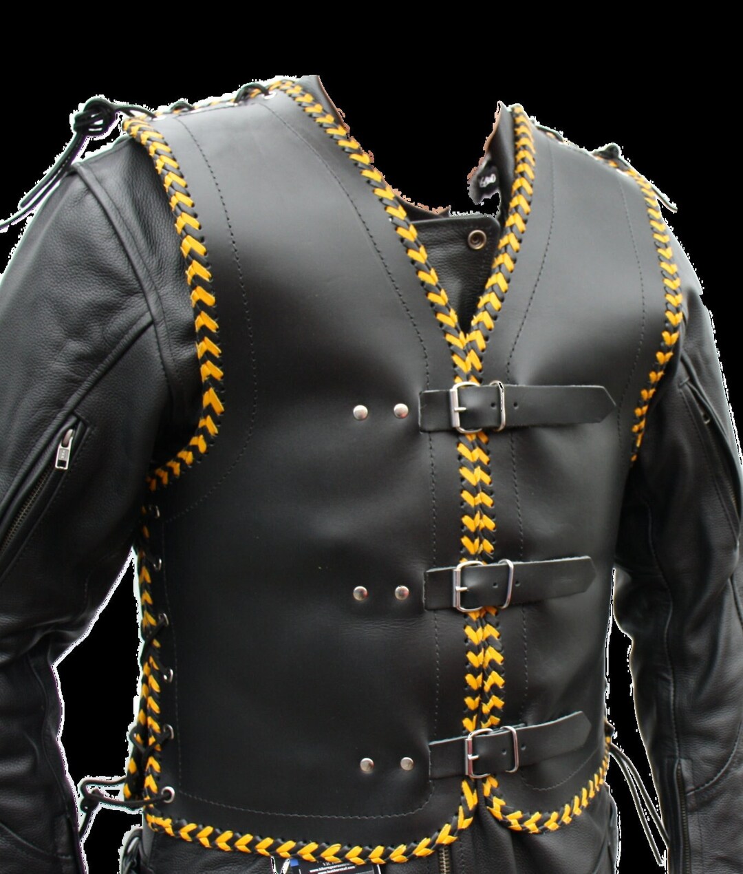 Men's Biker Vest Motorcycle Vest Custom Vest Western Etsy