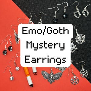 Emo Goth Horror Lovers Mystery Earrings
