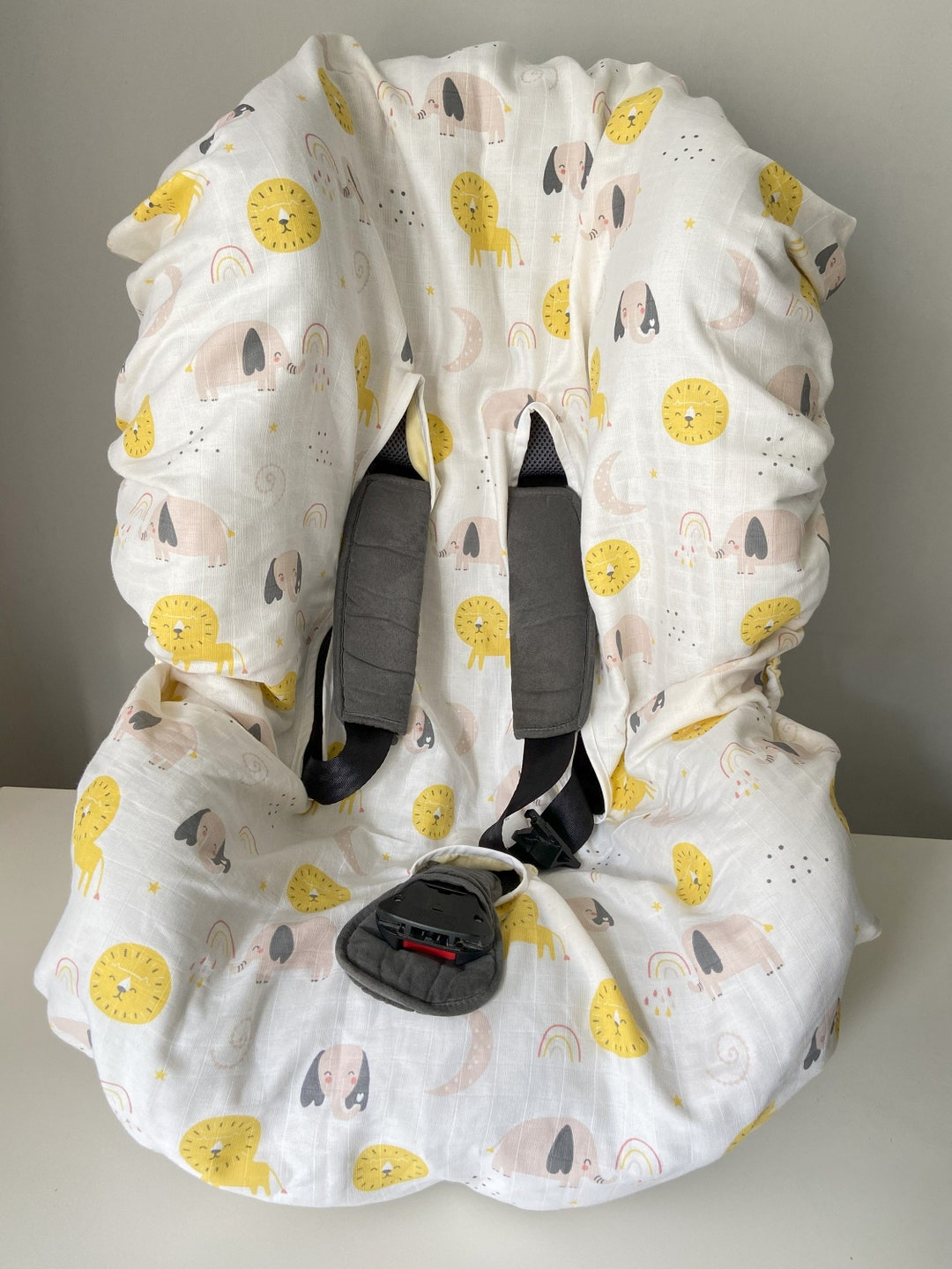 Easy Wash Children's Car Seat Cover & Liner 100 Cotton Easy to Clean