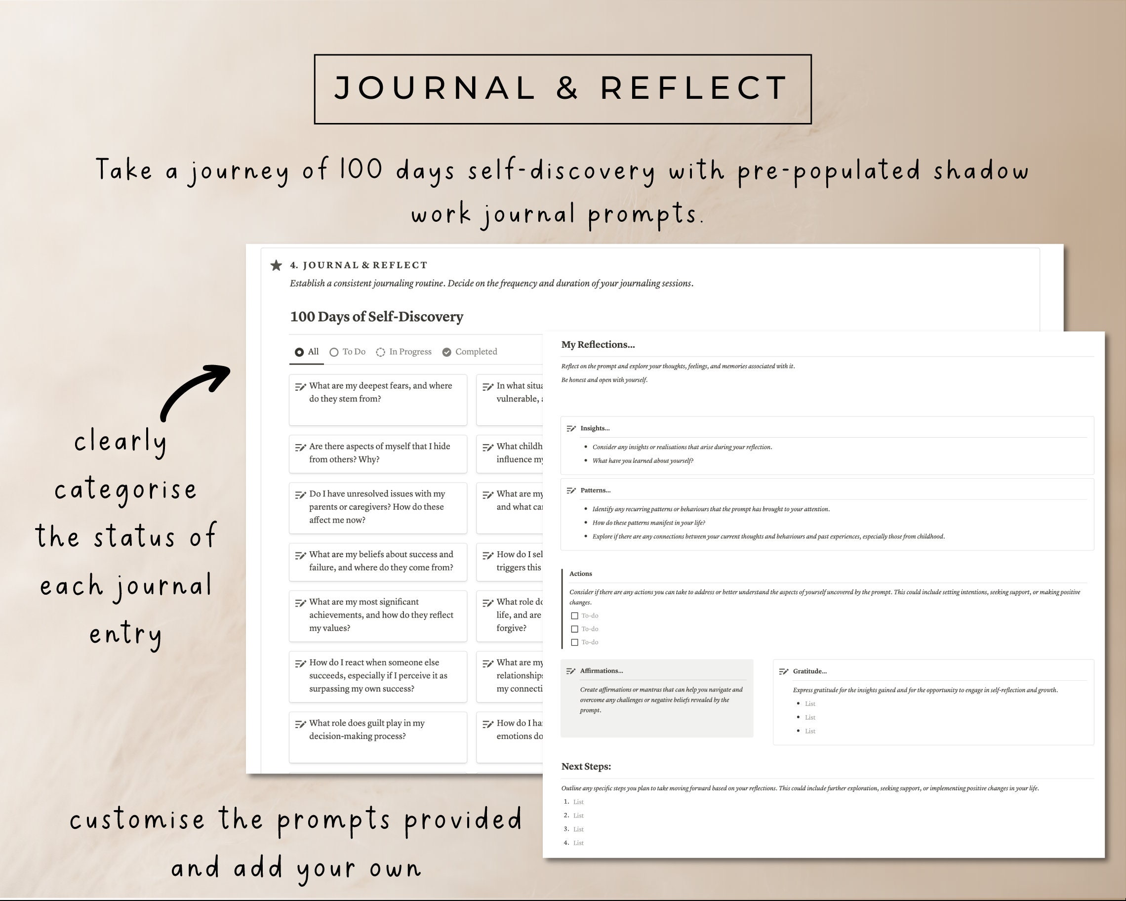 Life Dashboard Notion Template 2024 Life Planner Customisable ...