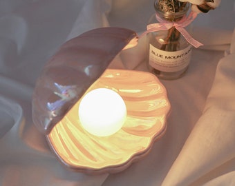 Pearl Seashell Lamp - Etsy