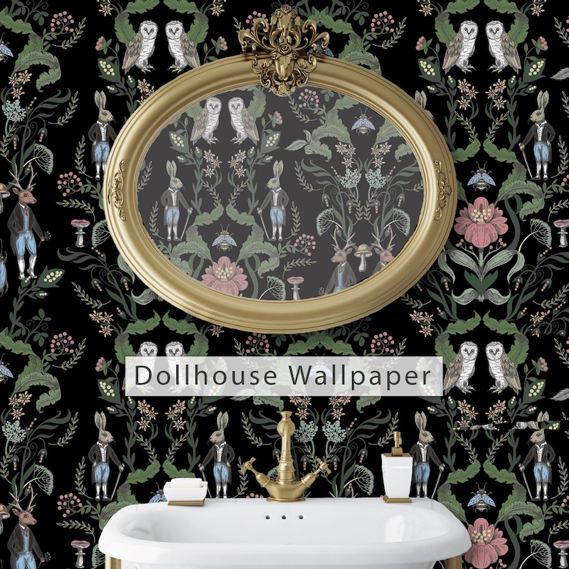 Victorian Dolls House Wallpaper - Etsy