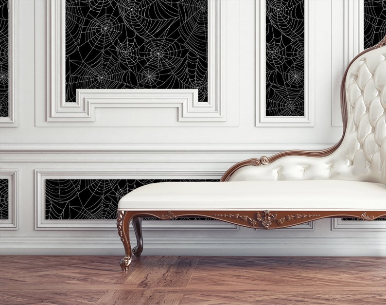 Dollhouse Wallpaper Haunted Dollhouse Halloween Gothic Etsy