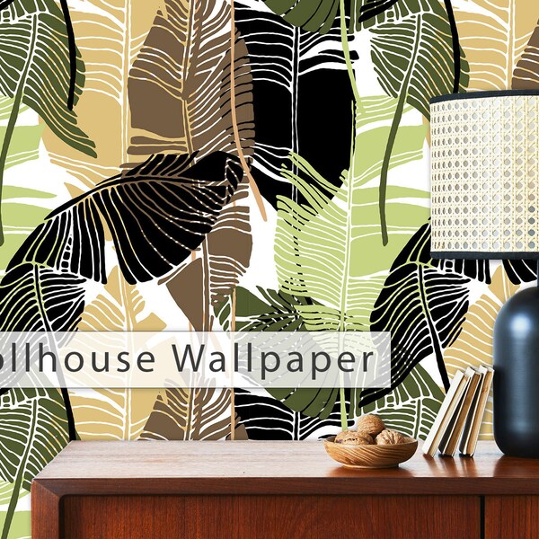 Mid Century Modern Dollhouse Wallpaper Etsy