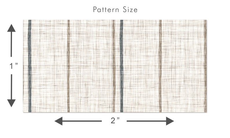 Linen striped farmhouse cottage fabric blend peel and stick dollhouse wallpaper pattern size graphic