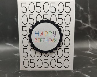 Funny 50th Birthday Card: 'Older Than Yesterday', milestone birthday