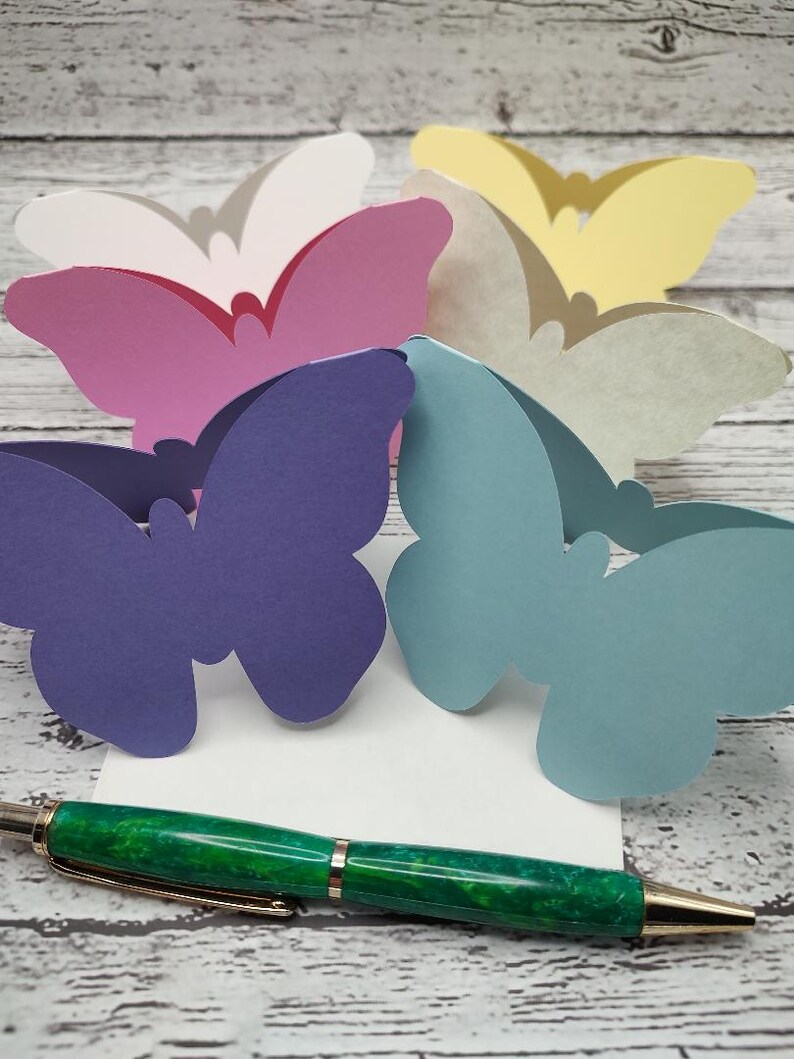 Butterfly Notes: Tiny Notecards, Gift Tags - Set of 10, Gift for Mom - Etsy