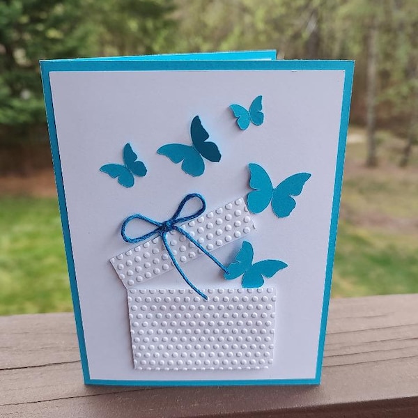 Butterfly card, Mother's Day, birthday, anniversary, get well, all occasion card, thinking of you card butterfly