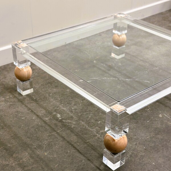 Lucite Coffee Table Etsy