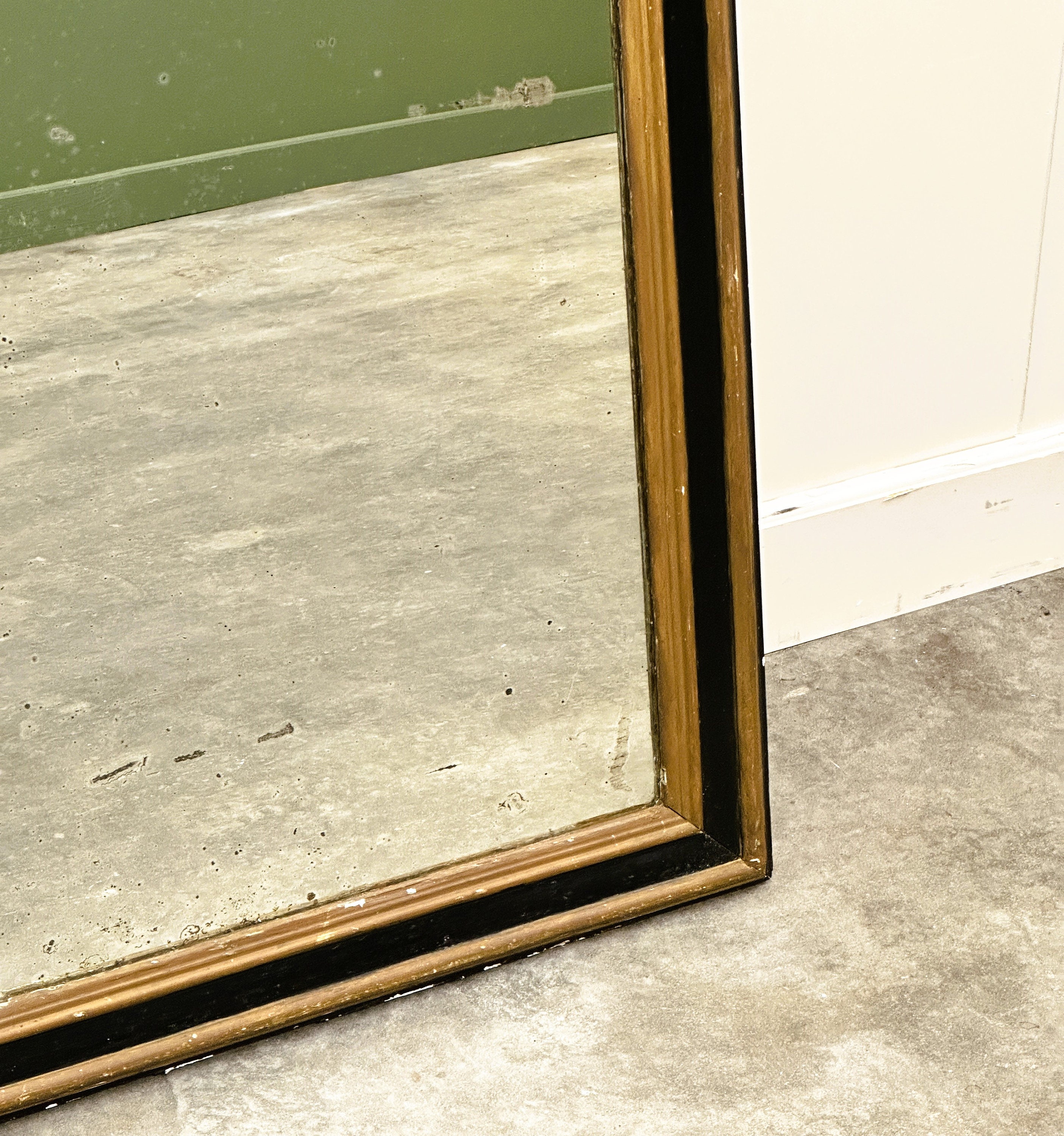 Antique 1800s Black and Gold Mirror With Cupid , France 1800s. - Etsy