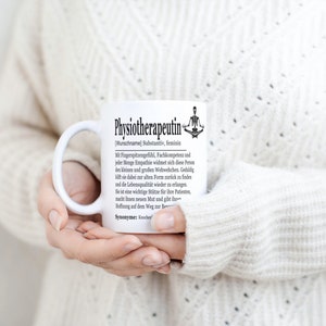 Lustige Physiotherapeutin Tasse | Berufsgeschenk Mit Spruch | 330 Ml Keramik | Spülmaschinenfest