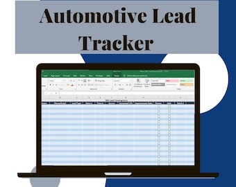 Digital Automotive Sales Lead Tracker | BDC Lead Tracker | Appointment Sheet