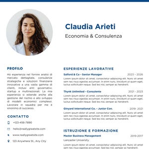 CV y carta de presentación minimalistas y elegantes: plantilla editable para el éxito profesional