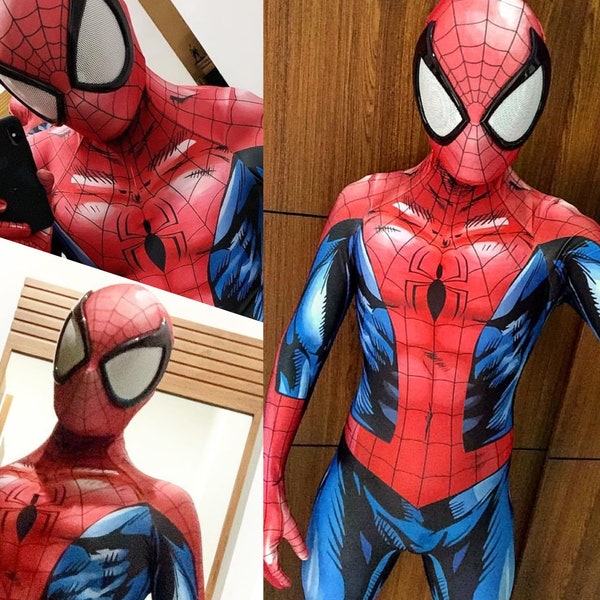 3D Print Ultimate Bagley Cosplay Costume Halloween Spandex Spidey Bodysuit halloween disfraces for Adults/Kids