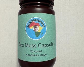 Sea Moss Capsules (70 capsules) from Honduras.