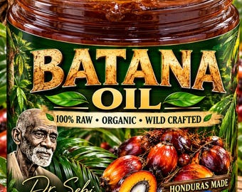 batana  oil Raw uncut organic ,Honduras batana hair oil  ( Plastic jar )