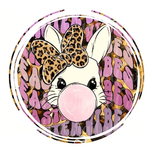 Bubble Gum Bunny Png Clipart, Bunny Png, Bubble Gum Png, Easter Png, Easter Rabbit Bandana, Funny Easter Png, Easter Png, Bunny Png, Easter