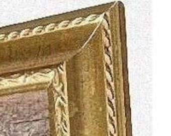 Leerrahmen –Bilderrahmen- Holz-Barock-Sondermaße-alle Größen 867 Gold