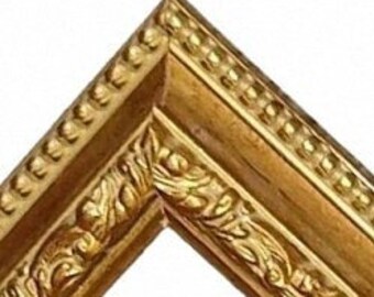 Leerrahmen –Bilderrahmen- Holz-Barock-Sondermaße-alle Größen 933 Gold