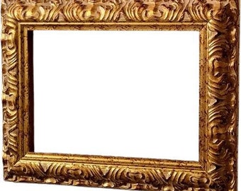 Leerrahmen –Bilderrahmen- Holz-Barock-Sondermaße-alle Größen 931 Gold