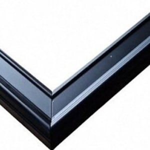 Leerrahmen –Bilderrahmen- Holz-Barock-Sondermaße-alle Größen 436 Schwarz-Matt