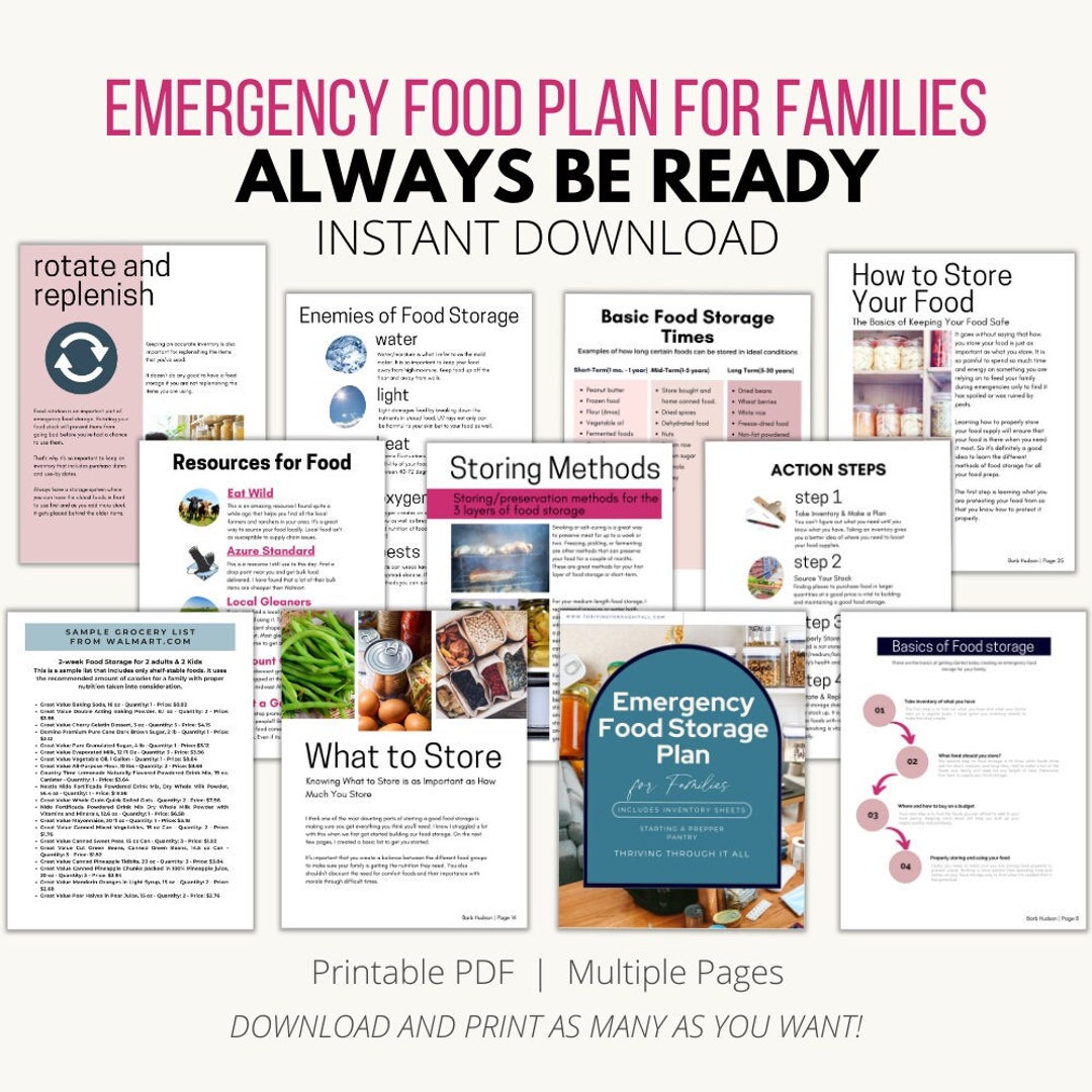 Family Emergency Food Storage Plan Budgetfriendly Guide Now With 2