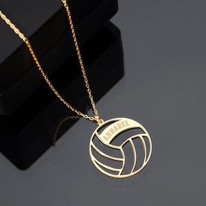 Personalized Volleyball Name Necklace, Custom Volleyball Necklace , Volleyball Mom Necklace, Volleyball Gift, Gift for Volleyball Player